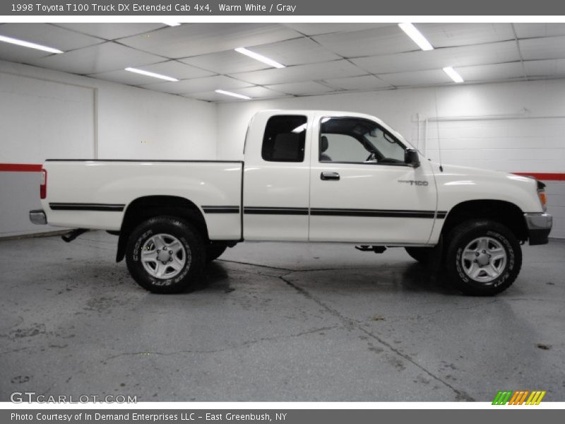 Warm White / Gray 1998 Toyota T100 Truck DX Extended Cab 4x4