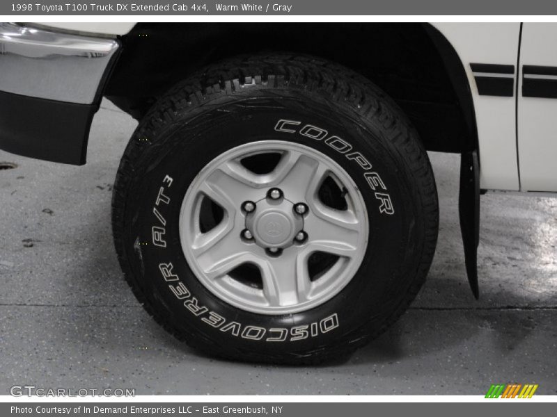 Warm White / Gray 1998 Toyota T100 Truck DX Extended Cab 4x4