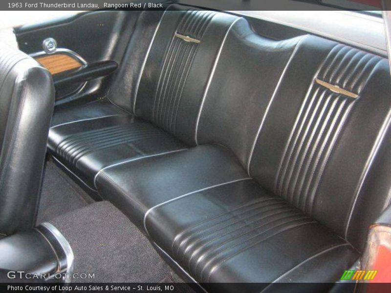 Rangoon Red / Black 1963 Ford Thunderbird Landau