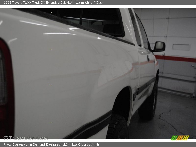 Warm White / Gray 1998 Toyota T100 Truck DX Extended Cab 4x4
