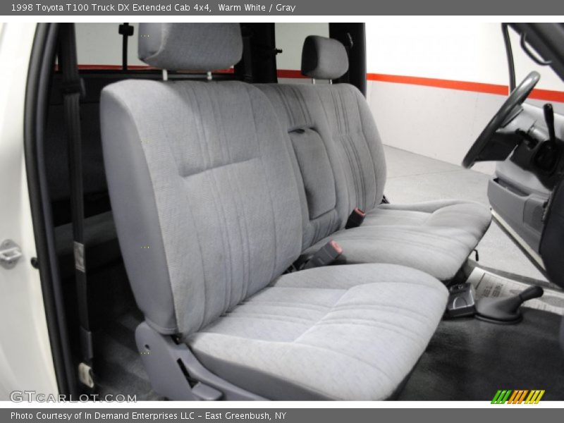 Warm White / Gray 1998 Toyota T100 Truck DX Extended Cab 4x4