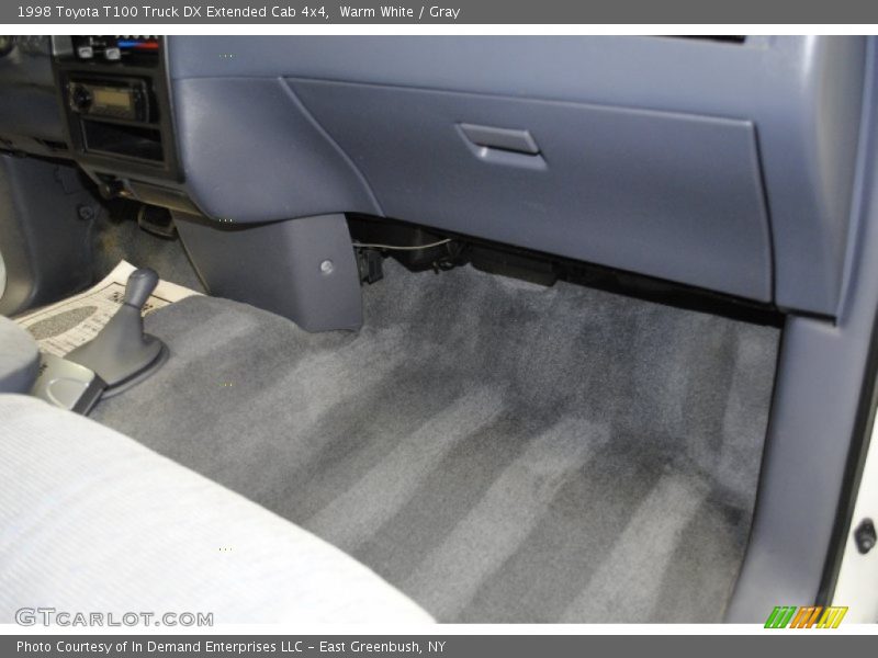 Warm White / Gray 1998 Toyota T100 Truck DX Extended Cab 4x4