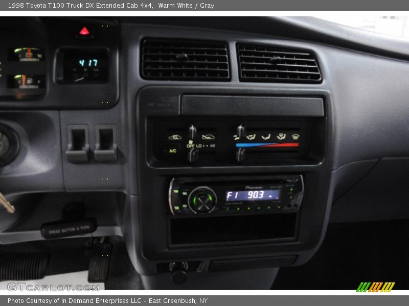 Warm White / Gray 1998 Toyota T100 Truck DX Extended Cab 4x4