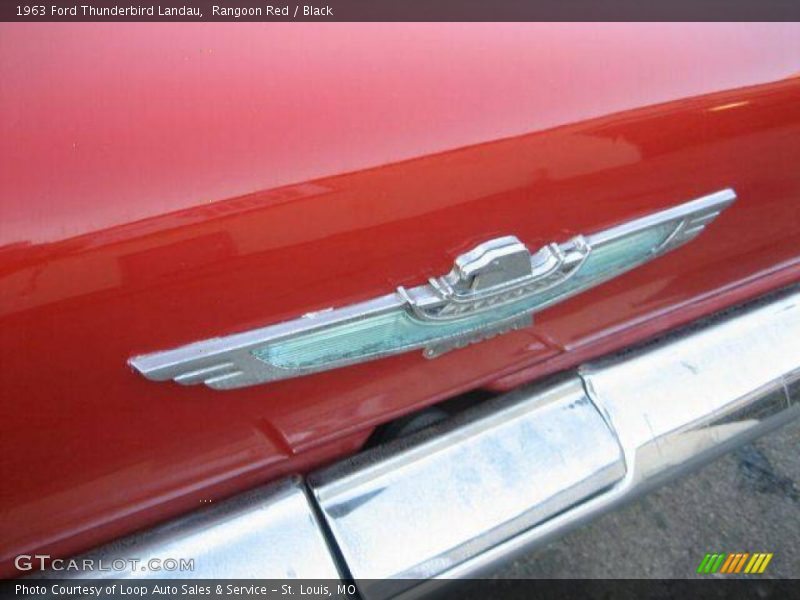 Rangoon Red / Black 1963 Ford Thunderbird Landau
