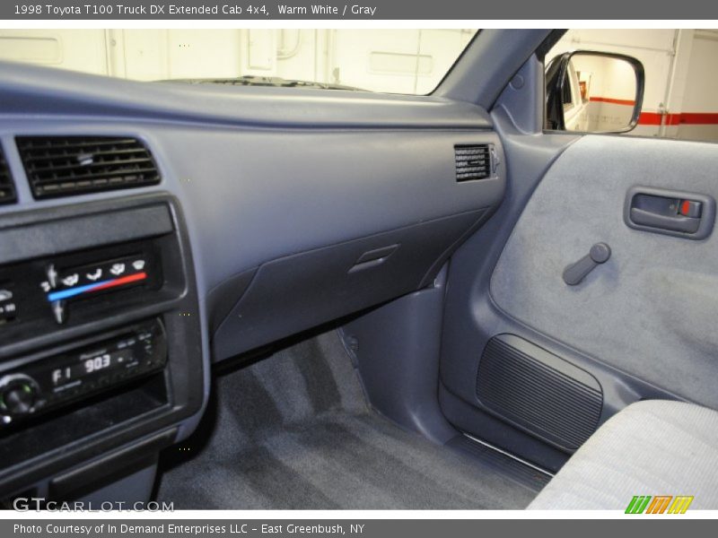 Warm White / Gray 1998 Toyota T100 Truck DX Extended Cab 4x4