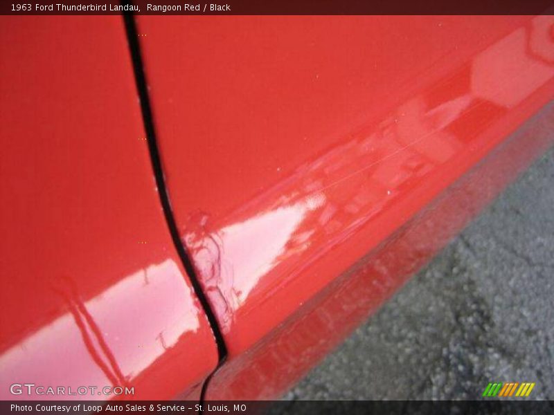 Rangoon Red / Black 1963 Ford Thunderbird Landau