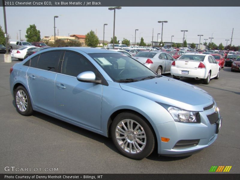 Ice Blue Metallic / Jet Black 2011 Chevrolet Cruze ECO