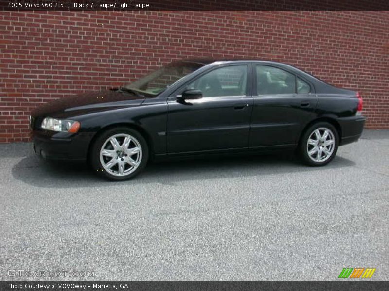 Black / Taupe/Light Taupe 2005 Volvo S60 2.5T