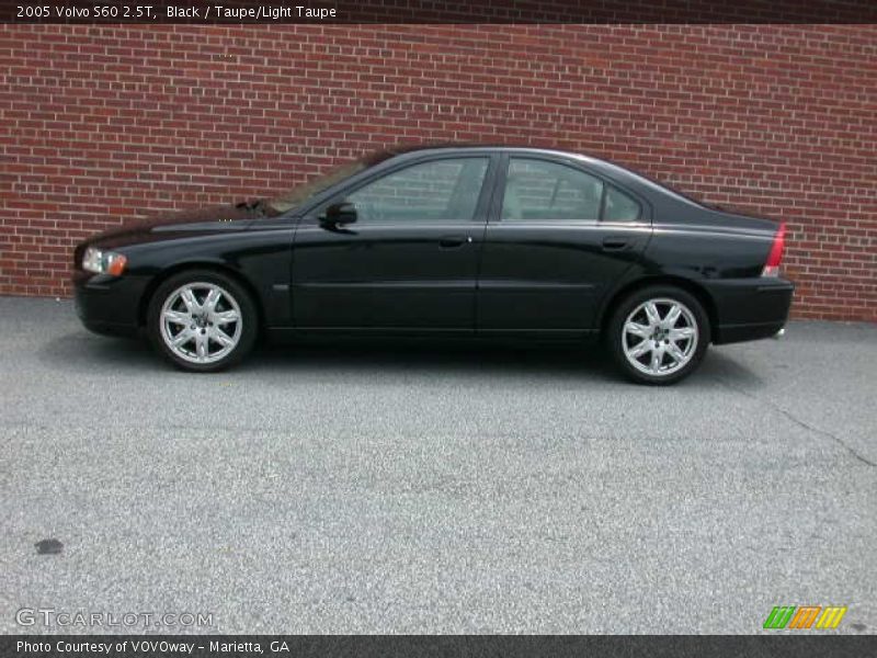 Black / Taupe/Light Taupe 2005 Volvo S60 2.5T