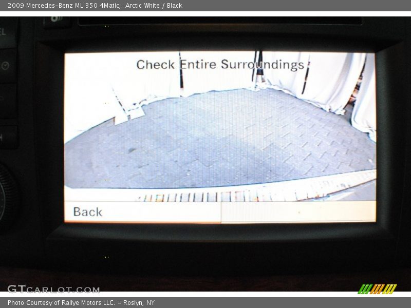 Arctic White / Black 2009 Mercedes-Benz ML 350 4Matic
