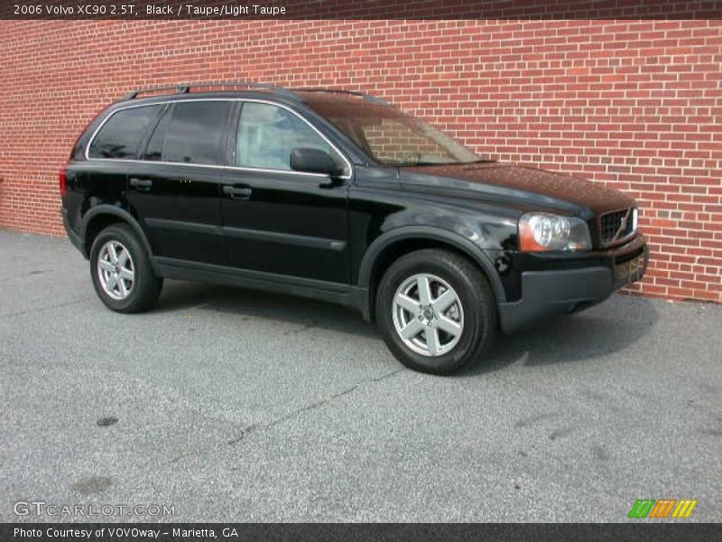 Black / Taupe/Light Taupe 2006 Volvo XC90 2.5T