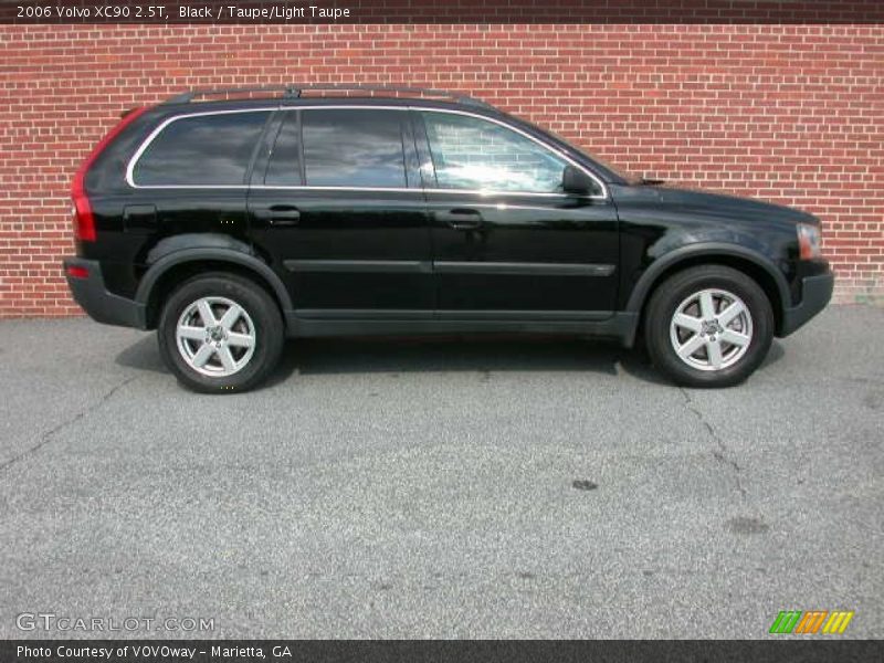 Black / Taupe/Light Taupe 2006 Volvo XC90 2.5T