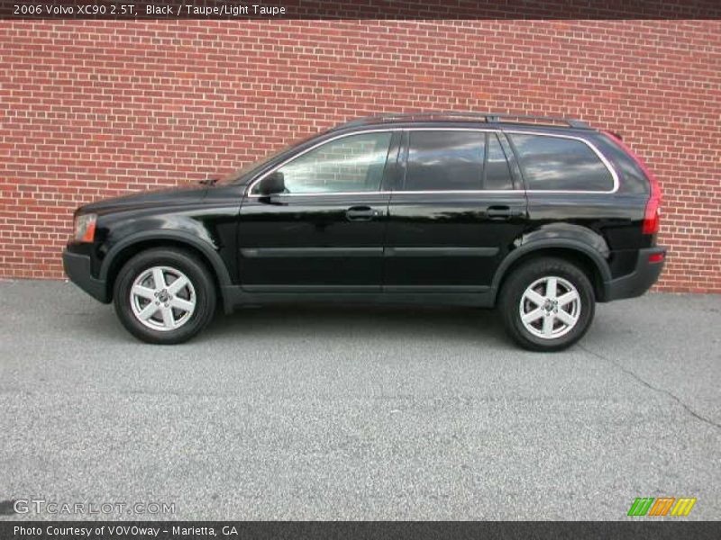 Black / Taupe/Light Taupe 2006 Volvo XC90 2.5T