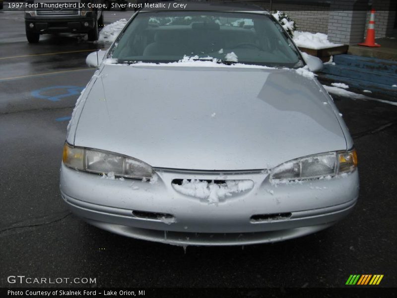 Silver Frost Metallic / Grey 1997 Ford Thunderbird LX Coupe