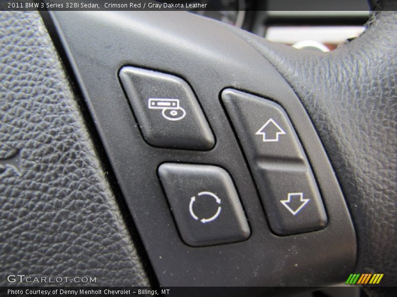 Crimson Red / Gray Dakota Leather 2011 BMW 3 Series 328i Sedan