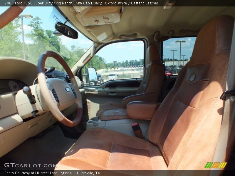 Front Seat of 2005 F350 Super Duty King Ranch Crew Cab Dually