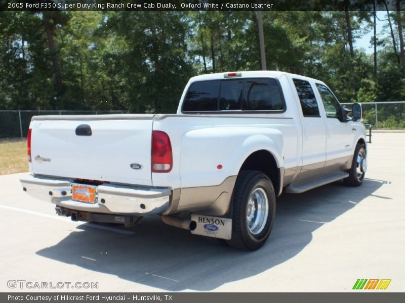 Oxford White / Castano Leather 2005 Ford F350 Super Duty King Ranch Crew Cab Dually