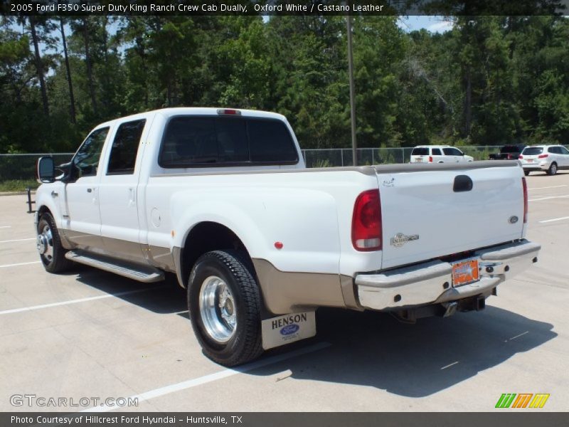 Oxford White / Castano Leather 2005 Ford F350 Super Duty King Ranch Crew Cab Dually