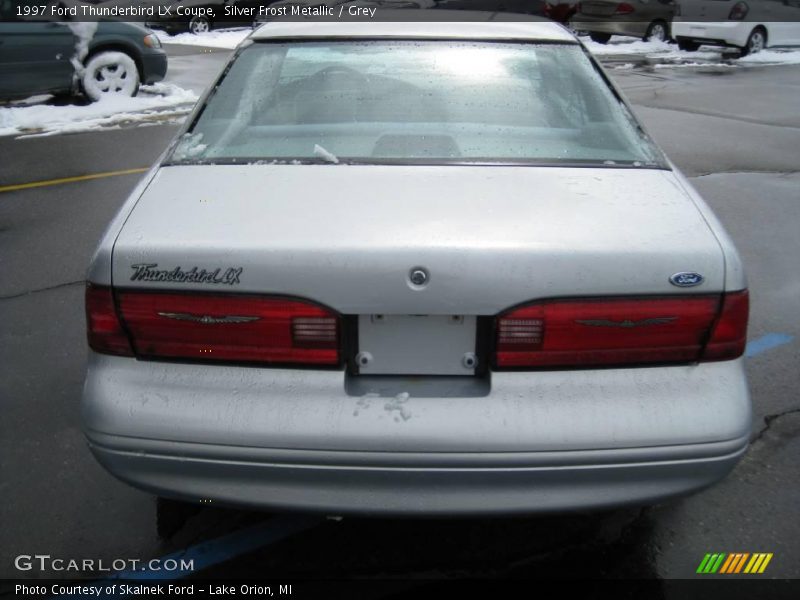 Silver Frost Metallic / Grey 1997 Ford Thunderbird LX Coupe
