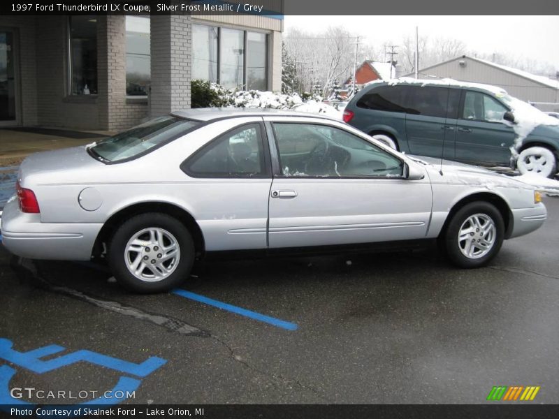 Silver Frost Metallic / Grey 1997 Ford Thunderbird LX Coupe
