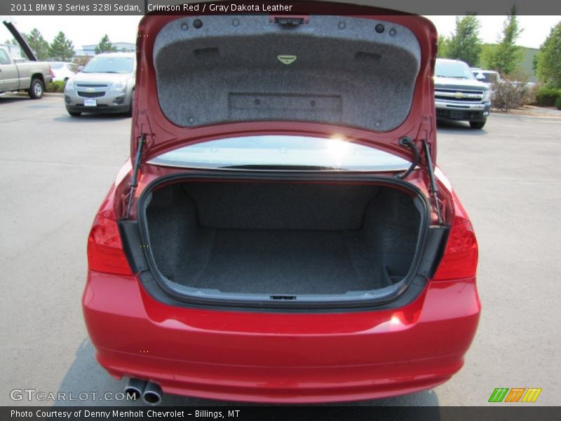 Crimson Red / Gray Dakota Leather 2011 BMW 3 Series 328i Sedan