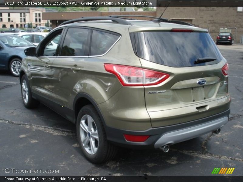 Ginger Ale Metallic / Medium Light Stone 2013 Ford Escape SE 1.6L EcoBoost 4WD