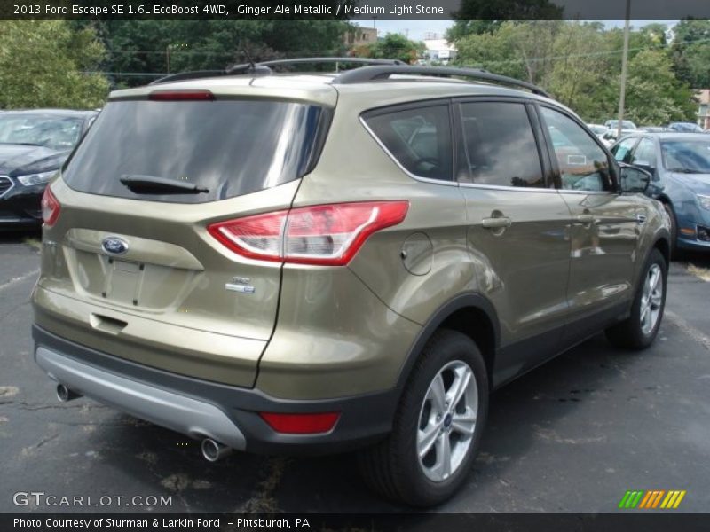 Ginger Ale Metallic / Medium Light Stone 2013 Ford Escape SE 1.6L EcoBoost 4WD