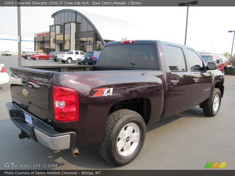 Dark Cherry Metallic / Ebony 2008 Chevrolet Silverado 1500 LT Crew Cab 4x4