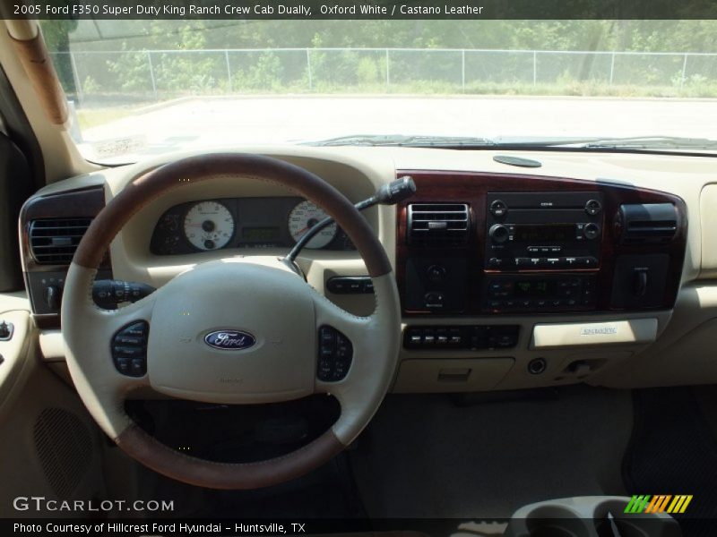 Oxford White / Castano Leather 2005 Ford F350 Super Duty King Ranch Crew Cab Dually