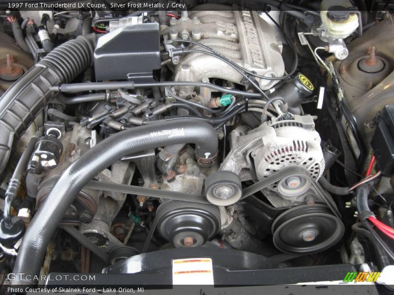 Silver Frost Metallic / Grey 1997 Ford Thunderbird LX Coupe