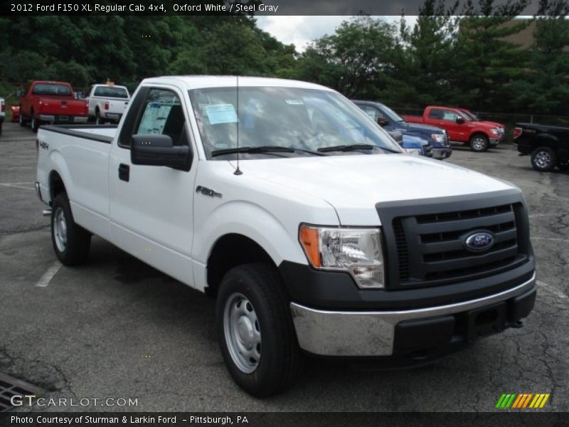 Oxford White / Steel Gray 2012 Ford F150 XL Regular Cab 4x4