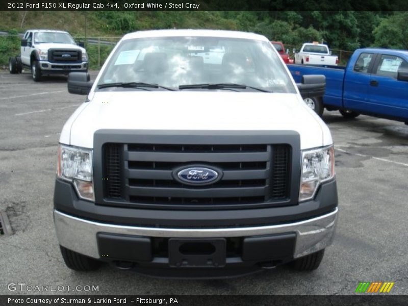 Oxford White / Steel Gray 2012 Ford F150 XL Regular Cab 4x4