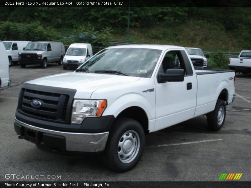 Oxford White / Steel Gray 2012 Ford F150 XL Regular Cab 4x4