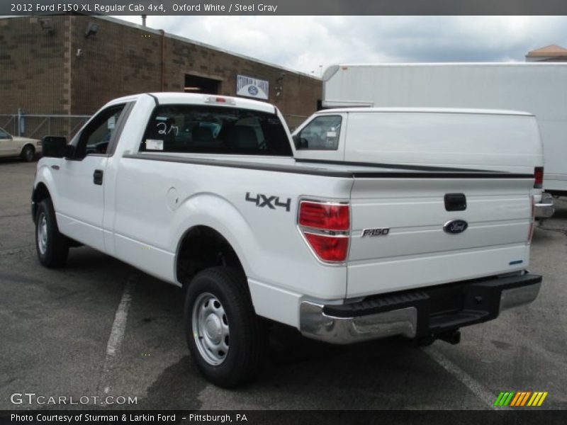 Oxford White / Steel Gray 2012 Ford F150 XL Regular Cab 4x4