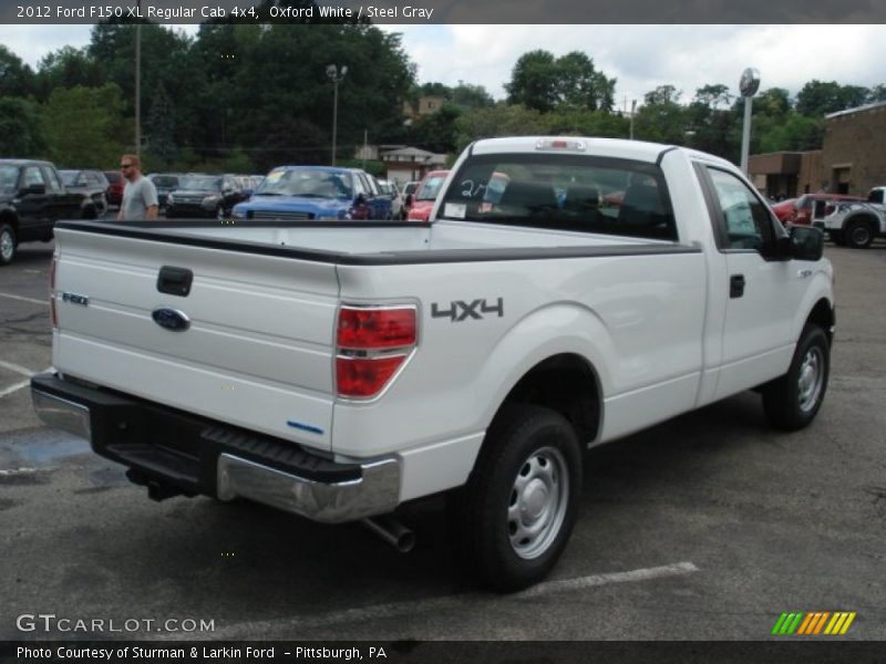 Oxford White / Steel Gray 2012 Ford F150 XL Regular Cab 4x4
