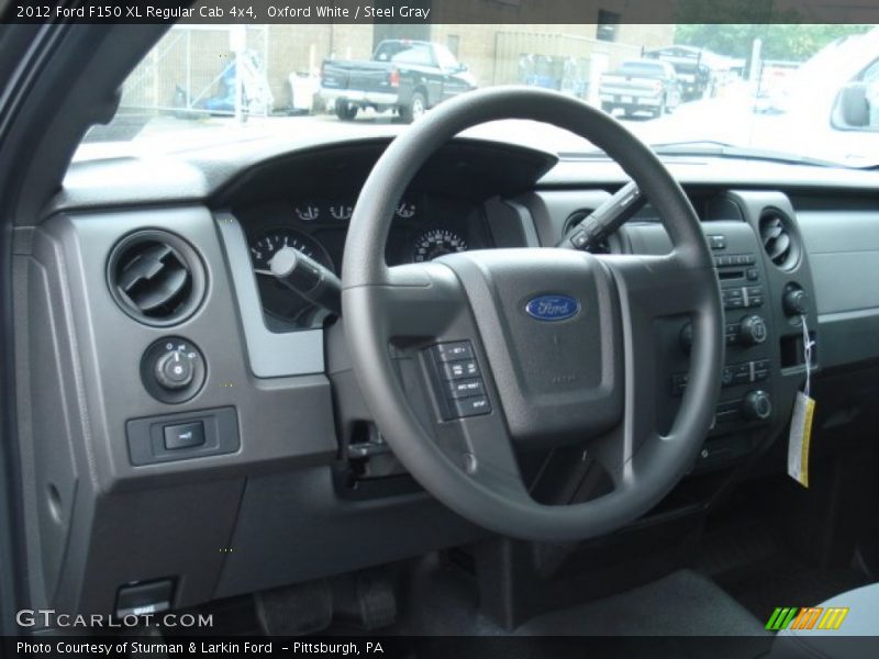 Oxford White / Steel Gray 2012 Ford F150 XL Regular Cab 4x4