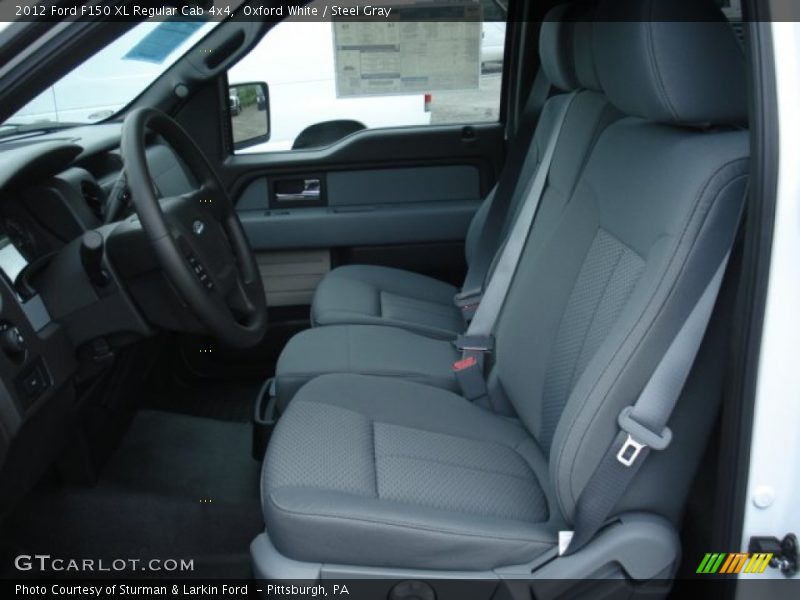 Oxford White / Steel Gray 2012 Ford F150 XL Regular Cab 4x4