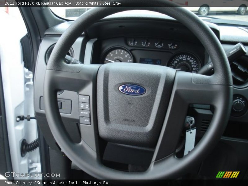 Oxford White / Steel Gray 2012 Ford F150 XL Regular Cab 4x4