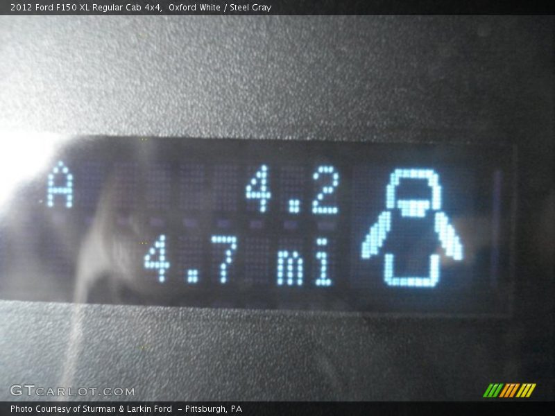 Oxford White / Steel Gray 2012 Ford F150 XL Regular Cab 4x4