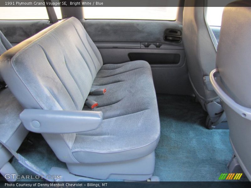 Rear Seat of 1991 Grand Voyager SE