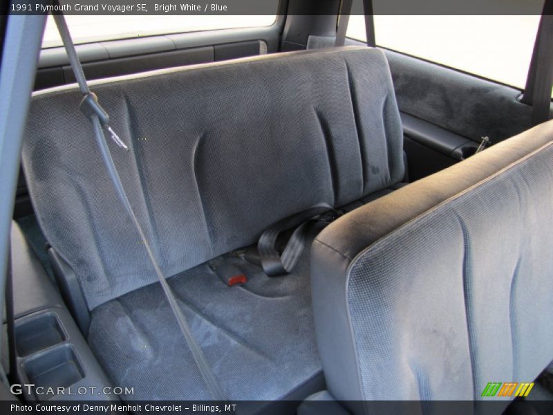 Rear Seat of 1991 Grand Voyager SE
