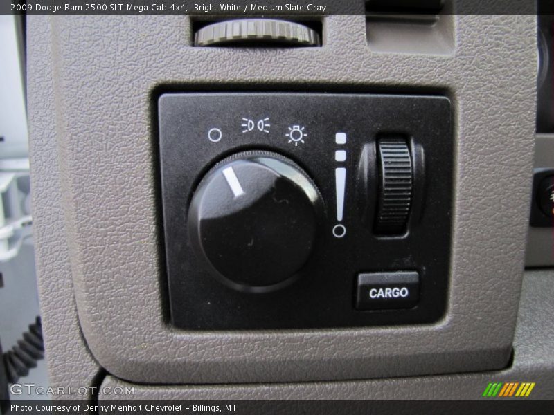 Bright White / Medium Slate Gray 2009 Dodge Ram 2500 SLT Mega Cab 4x4