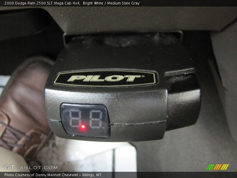 Bright White / Medium Slate Gray 2009 Dodge Ram 2500 SLT Mega Cab 4x4