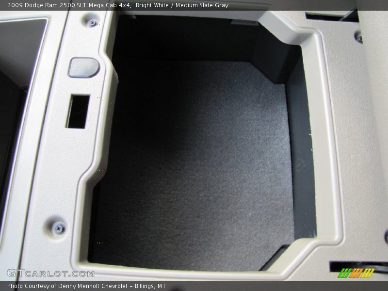 Bright White / Medium Slate Gray 2009 Dodge Ram 2500 SLT Mega Cab 4x4
