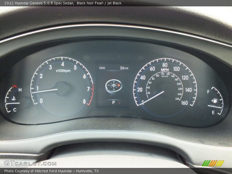  2012 Genesis 5.0 R Spec Sedan 5.0 R Spec Sedan Gauges