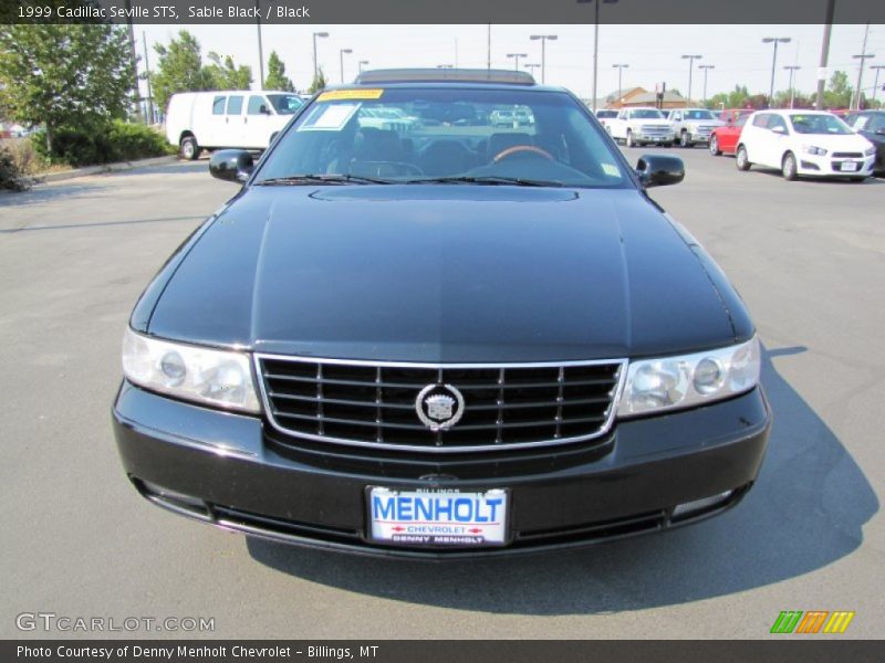 Sable Black / Black 1999 Cadillac Seville STS