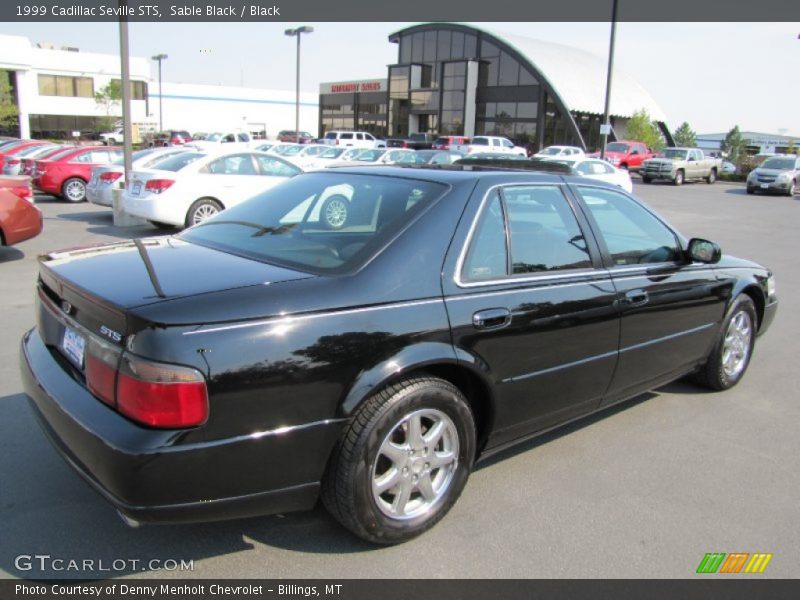 Sable Black / Black 1999 Cadillac Seville STS