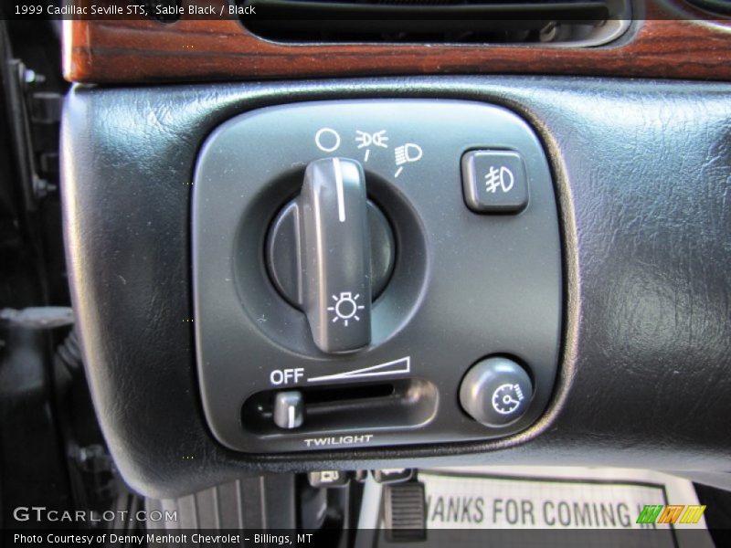 Sable Black / Black 1999 Cadillac Seville STS