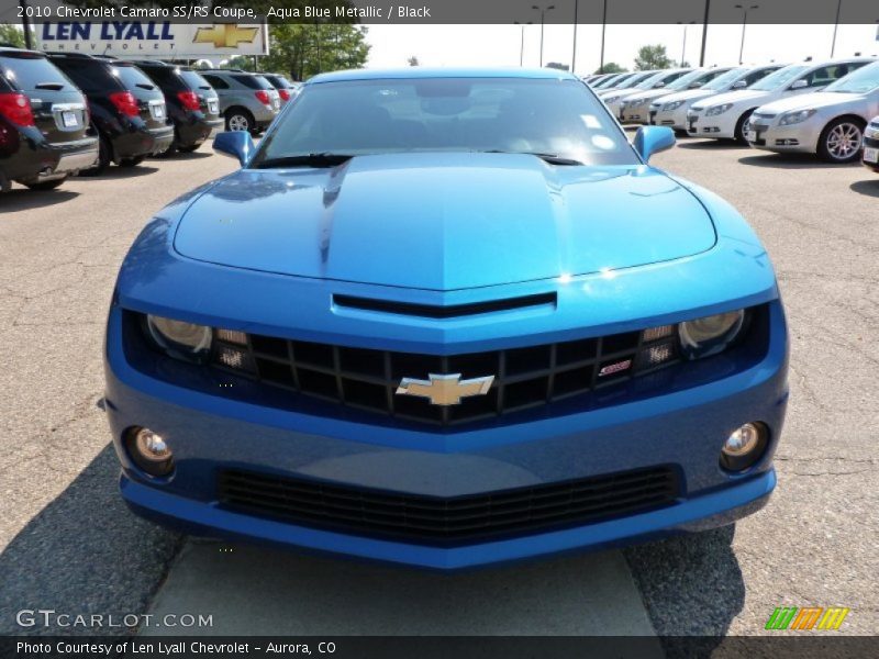 Aqua Blue Metallic / Black 2010 Chevrolet Camaro SS/RS Coupe