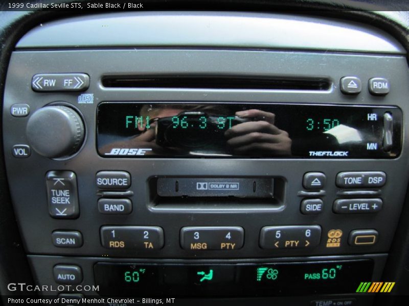 Sable Black / Black 1999 Cadillac Seville STS